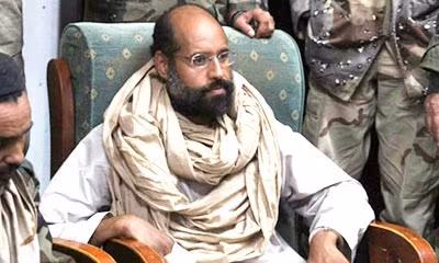 Ông Saif al-Islam khi bị bắt.