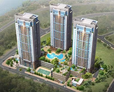 Dự án Xi Riverview Palace nhìn từ trên cao.