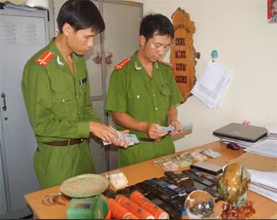Tang vật thu giữ tại hiện trường.