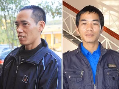 Anh Trịnh Xuân Thủy và Hoàng Xuân Trang.