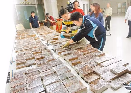 229 kg heroin bị bắt giữ tại sân bay Đào Viên.