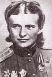 Đại úy Elena Maliuchina (nay vẫn còn sống).
