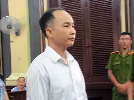 Thanh tại phiên xử.