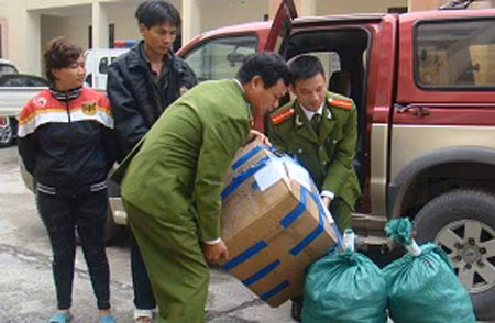 Pháo lậu tuồn liên tục vào lúc nửa đêm ảnh 1