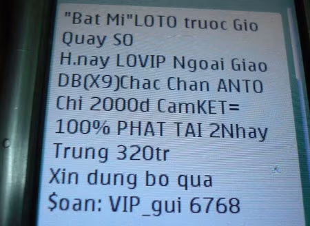 Ngăn chặn tin nhắn rác- phải xử lý nghiêm vi phạm.