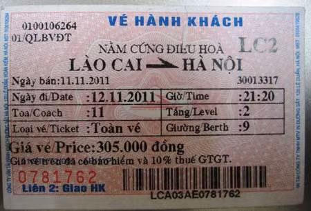 "Cò" vé lộng hành tuyến đường sắt Hà Nội - Lào Cai ảnh 1