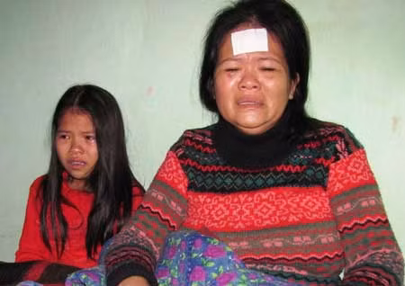Bảo vệ an toàn 4 mẹ con bị bạo hành ảnh 1