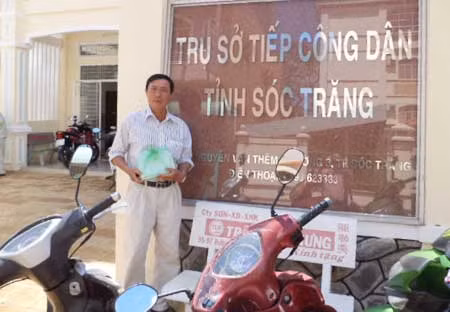 Một thương binh bị mất đất vô lý ảnh 1