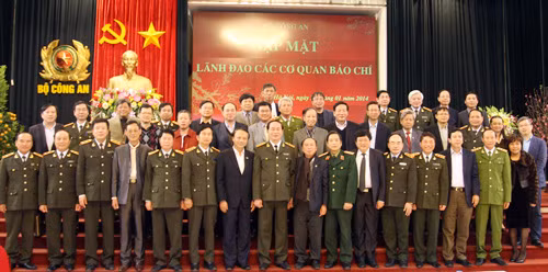 Đảng ủy Công an Trung ương, Bộ Công an gặp mặt lãnh đạo các cơ quan báo chí ảnh 2