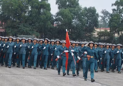 Khối nữ dân tộc Việt Nam.