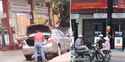 Giá xăng cao ngất ngưởng khiến doanh nghiệp, người dân bức xúc và các cây xăng vắng khách.