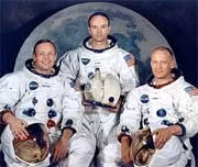 3 nhà du hành vũ trụ tàu Apollo 11.