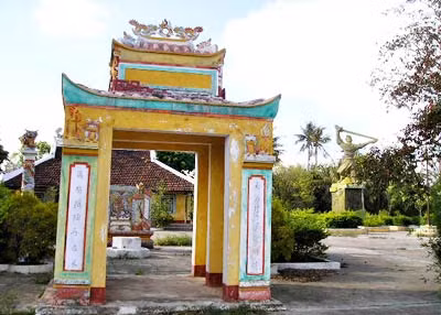 Một góc Khu Di tích Tây Sơn thượng đạo.