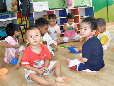 Sĩ số các lớp học mầm non công lập tại TP HCM đã phải tăng gấp đôi so với khả năng tiếp nhận.