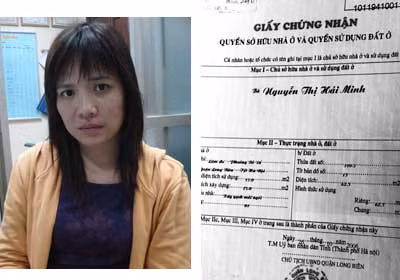 Nữ GĐ chuyên dùng sổ đỏ giả để lừa đảo ảnh 1