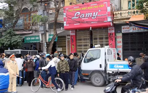 Hiện trường vụ án.