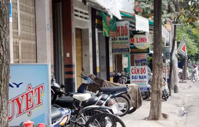 Một trong những tiệm cầm đồ tại Đà Nẵng.