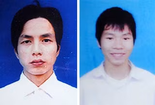 Hai đối tượng vụ án.