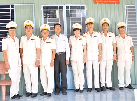 Phòng Cảnh sát PCCC huyện Phong Điền trong khuôn viên trụ sở UBND huyện.
