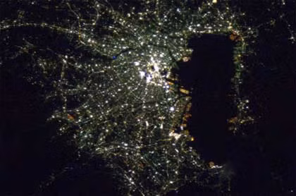 Thủ Đô Tokyo của Nhật Bản về đêm.