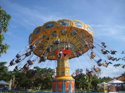 Trò chơi cảm giác mạnh ở Vinpearl Nha Trang.