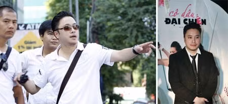Victor đang chỉ đạo quay phim “Cô dâu đại chiến” và trong buổi ra mắt bộ phim.