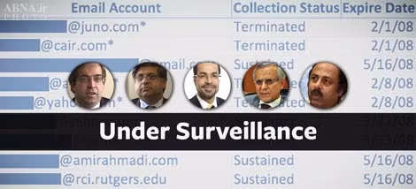 Tài khoản email của 5 nhân vật trong danh sách của NSA.