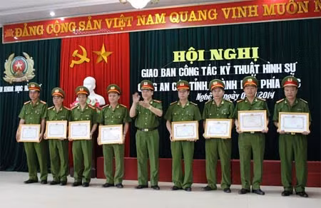 Giao ban công tác kỹ thuật hình sự công an các tỉnh, thành phố phía Bắc ảnh 1