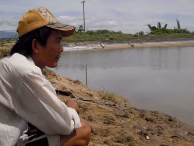 Gương mặt thất thần của các chủ đìa triệu phú nay trở thành người tay trắng.
