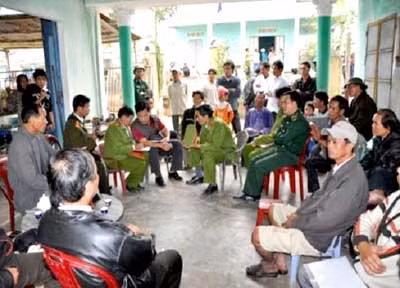 Công an Quảng Nam giải tỏa điểm "nóng" ở huyện Thăng Bình ảnh 1