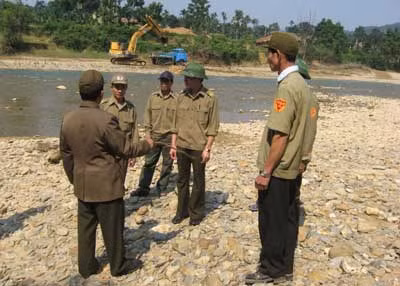 Ban Công an xã Kỳ Phương, Kỳ Anh, bàn kế hoạch bảo vệ ANTT.