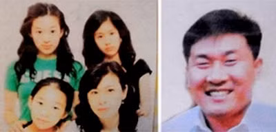 Lee Ho Seong và các nạn nhân.