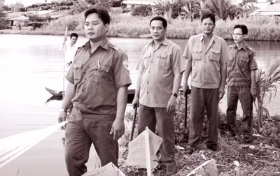 Các tổ ANND tổ chức tuần tra, kiểm soát trên các địa bàn được phân công. Ảnh: CTV.