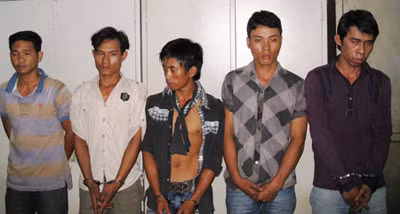 Các đối tượng vụ án.