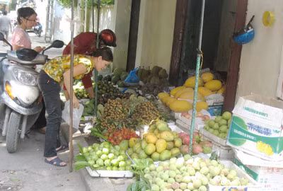 Hoa quả giảm nhiệt khan hiếm trong những ngày nắng nóng.