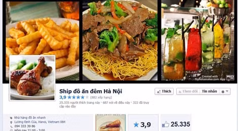 Rộ theo phong trào thức đêm của giới trẻ, dịch vụ ship đồ ăn nhanh ra đời ồ ạt.