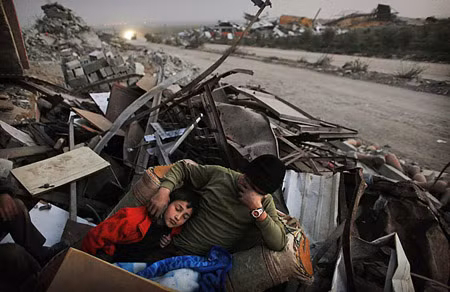 Ngày thường ở dải Gaza.