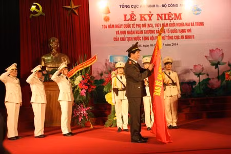 Hội Phụ nữ Tổng cục An ninh II – Bộ Công an đón nhận Huân chương Bảo vệ Tổ quốc Hạng Nhì ảnh 2