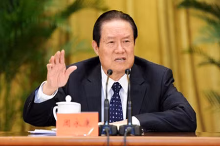 Nguyên Bộ trưởng Công an Trung Quốc Chu Vĩnh Khang.