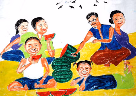 Chuyện trạng Vĩnh Hoàng qua tranh vẽ.