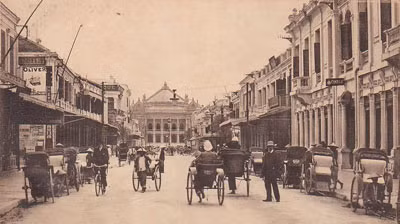 Phố Tràng Tiền ngày xưa.