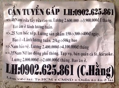 Những “cạm bẫy” tại trung tâm môi giới việc làm ảnh 2