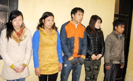 Các đối tượng trong vụ án.