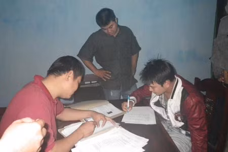 Một đối tượng truy nã bị PC52 Huế bắt giữ.