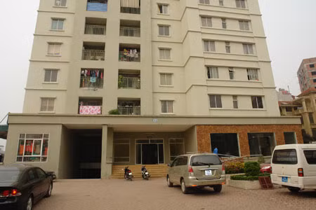Chung cư CT1, nơi xảy ra vụ án mạng.