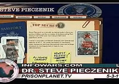Bản tin về cuộc phỏng vấn trên trang web Prisonplanet.tv.