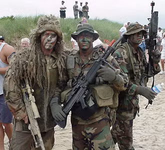 Đặc nhiệm Navy SEAL Team 6 tham gia chiến dịch tiêu diệt trùm khủng bố Osama bin Laden tháng 5/2011.