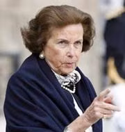 Bà Liliane Bettencourt.