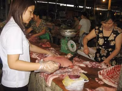 Vẫn “lọt” thịt lợn chưa kiểm dịch ảnh 1