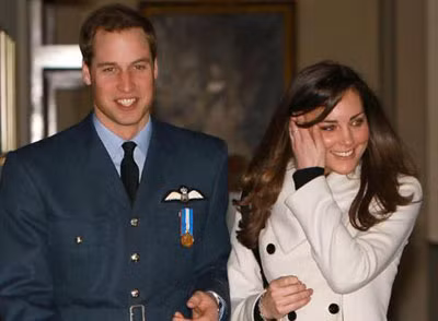 Hoàng tử William và vị hôn thê Kate Middleton.